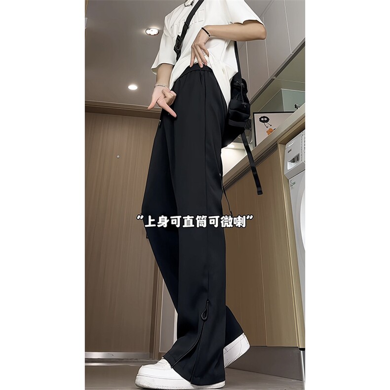 2025春夏M-3XL拉链西装裤垂感冰凉XZ806-CK03023-特p35控68,男装西服套装,四季星座806