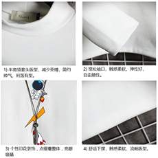BT40165-P30加绒款-P40半高领长袖t恤男大码内搭打底衫男网格，男装T恤，电商A040A