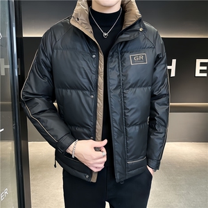 店主风立领棉衣男冬季保暖防寒高品质加厚帅气棉服外套S8388图片