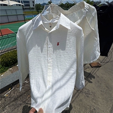 TC01男女休闲长袖衬衫短裤风套装棉麻透气凉爽高级面料慵懒风，男装牛仔裤，星座115A(原星座507）