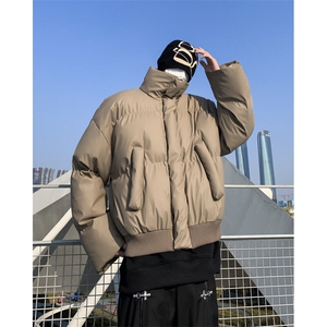 DHT34-P90新款2025年男士潮流百搭韩系港风棉服外套棉衣