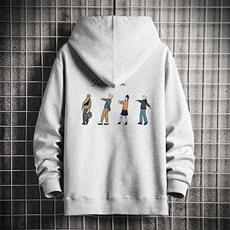 KS21043-P38连帽开衫卫衣男运动外套大码班服网格挂拍，男装卫衣，电商A040A
