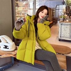 现货新款2167-P385-K569新G标90绒中长款羽绒服，女装羽绒服，然然