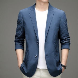 YL9966主推款休闲纯色西服棉氨带里衬图片