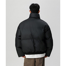 现货5W件冬季三防重磅硬挺boxy短款羽绒立领PU皮棉衣外套加厚棉服，男装棉衣，电商A486-1
