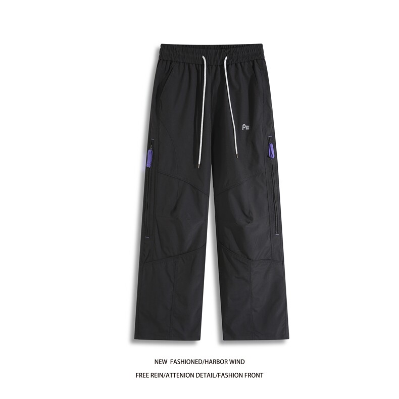 春季新款户外机能拼接侧边拉链三防冲锋裤B315-K999-特p45控98,男装休闲裤,电商B315