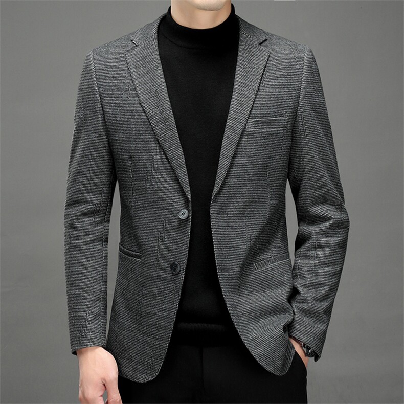 春秋西装上衣新款商务休闲西服中年爸爸装免烫外套ZL6802-P195,男装西服,星座1105-3