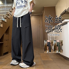 2025夏季新款内景四面弹工装冰丝裤M-5XLHK25472-特P30，男装休闲裤，电商A022