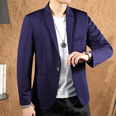 韩版修身男时尚外套小西服套装轻奢2026休闲西装春季新品YZ06-P75，男装西服套装，星座509