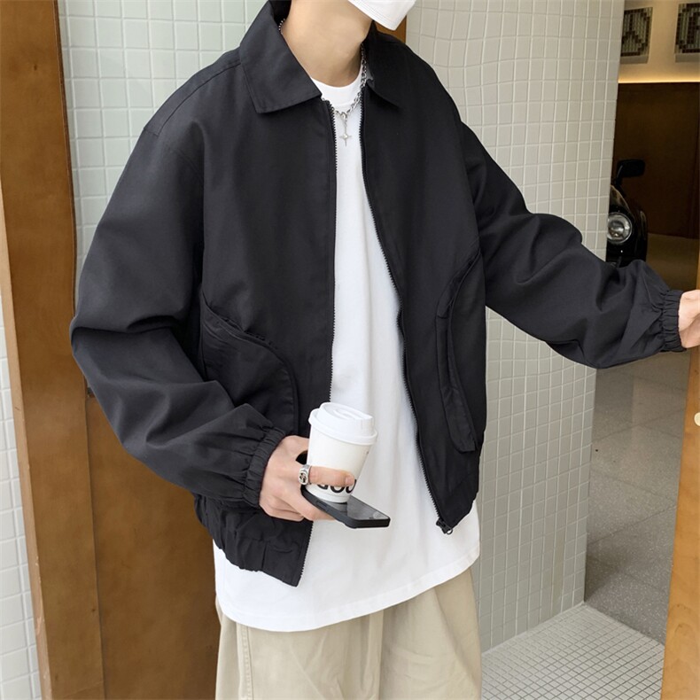 春秋痞帅外套男ins高街潮牌港风韩版潮流宽松夹克JK041-P55,男装夹克,星座308B-2