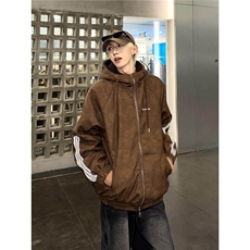 羊羔绒PU皮棉服男款冬季加绒加厚保暖棉袄美式高街棉衣M02/P118，男装夹克，星座206（原A221）
