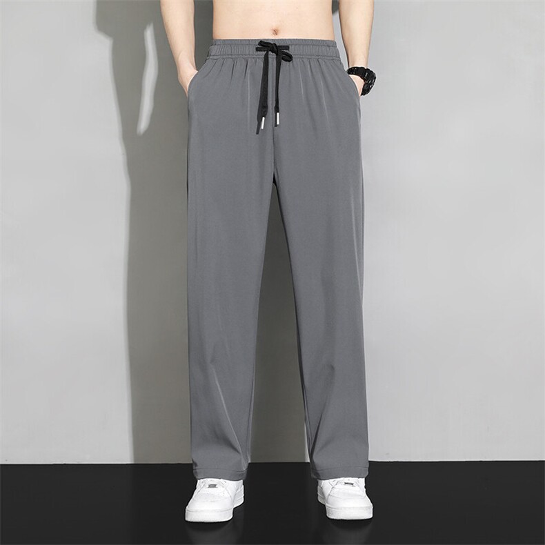 跨境电商裤子男款春夏季宽松阔腿直筒休闲长裤男士九分运动裤，女装休闲裤，星座1107-1