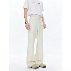 春季薄款微喇休闲裤cleanfit情侣垂感西裤男女C62179-TP2558，男装西裤，电商A102