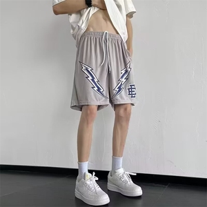 短裤男夏季运动男士宽松凉感五分裤潮流休闲篮球沙滩裤K5051-P24图片