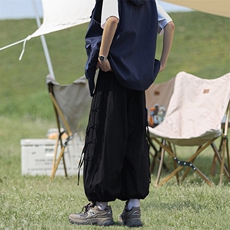 韩版休闲宽松文艺夏季长裤日系复古街头潮搭灯笼裤K771P45控68，男装休闲裤，电商A102B