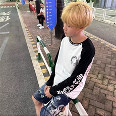 新款慵懒长袖T气质原宿潮流时尚文艺百搭日系流行ATX01，男装T恤，星座208-5