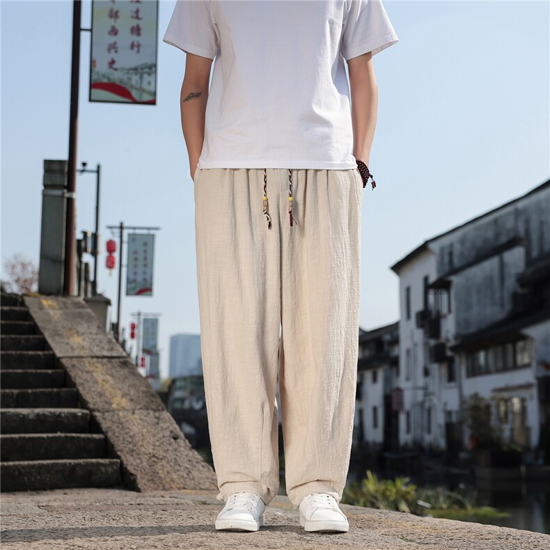 2026夏季新款宽松大码纯色休闲风男装休闲裤K2612，男装休闲裤，电商A008