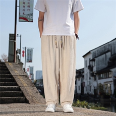 2026夏季新款宽松大码纯色休闲风男装休闲裤K2612，男装休闲裤，电商A008