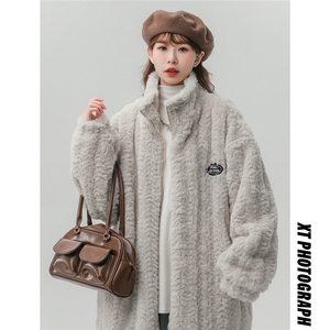 兔毛棉衣外套加厚棉服厚夹克港风日系棉袄1016-1 W65 P145 K188图片