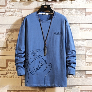 TX3133-P28 纯长袖t恤男大码圆领打底衫体恤上衣服图片