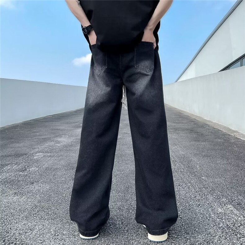 美式牛仔裤男春秋新款休闲直筒裤M608P40,男装牛仔裤,星座1116-2