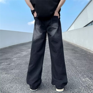 美式牛仔裤男春秋新款休闲直筒裤M608P40图片