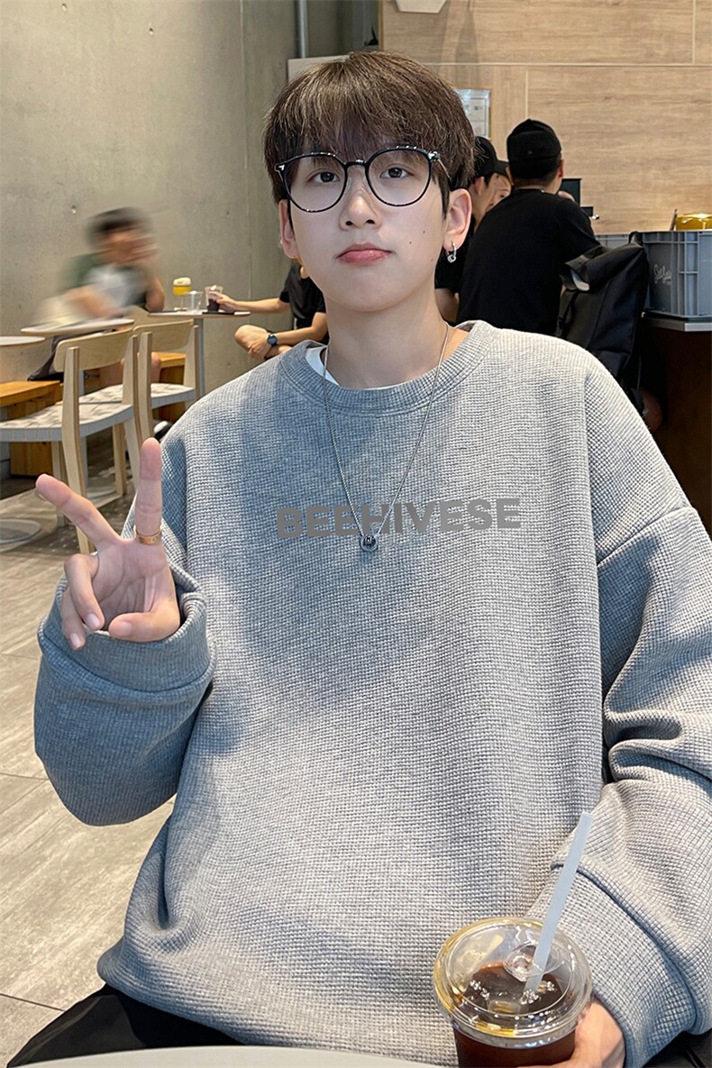 华夫格！华夫格卫衣男HW504-特P23,男装卫衣,电商B371