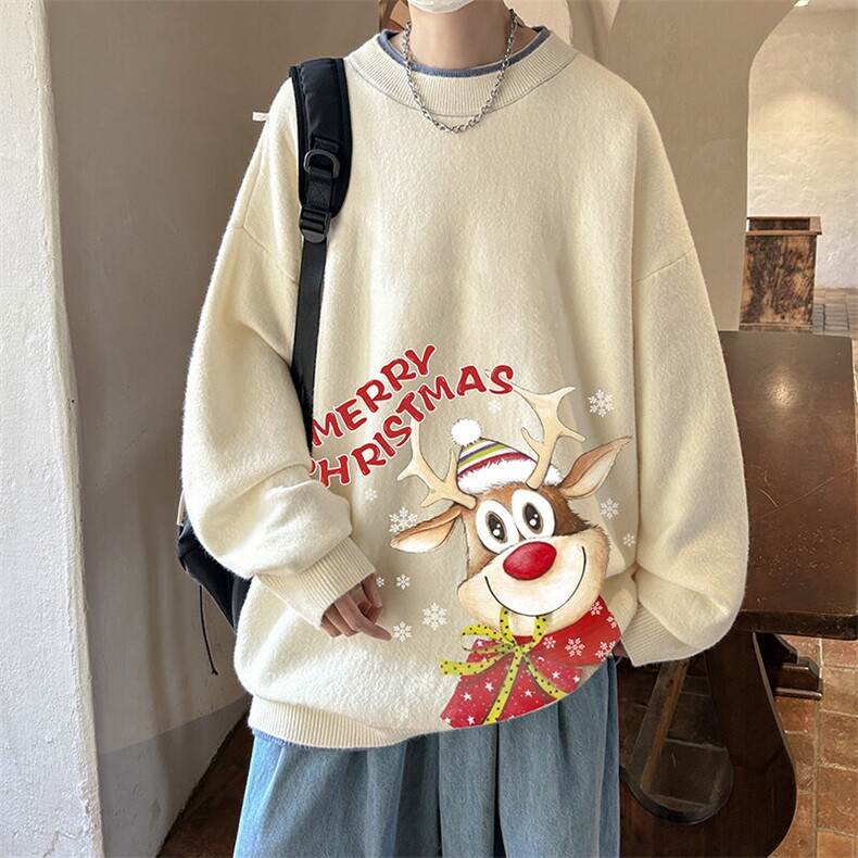 控78假两件毛衣男大码加绒针织衫男毛线衣M80296-P55加绒P70,男装针织衫/毛衣,电商A040