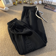 双面奥粒绒重磅加绒加厚束脚卫裤休闲裤D309-P50-控88，男装休闲裤，电商D309