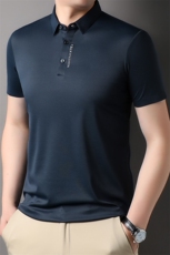 男士短袖T恤翻领夏季短袖Polo衫商务休闲男体恤衫LBP23263-P65，男装T恤，星座1105-3