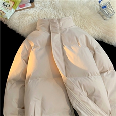 美式复古棉服外套男冬季宽松立领面包服潮牌加厚保暖棉衣MY845，男装棉衣，星座310B-1