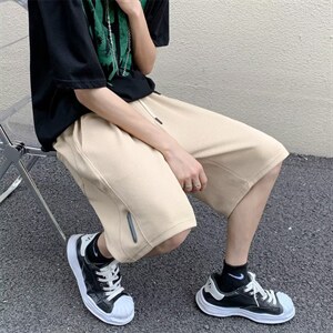 设计感小众高街运动短裤男夏季薄款休闲五分裤短裤 K3857-P33图片