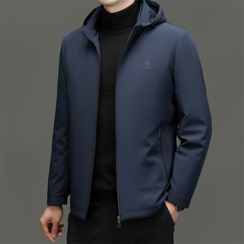 C91715钱塘2020-2冬季厚款商务休闲简约中年男士羽绒服P285,男装羽绒服,钱塘207-2
