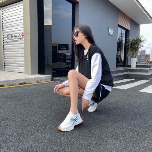 真皮透气舒适运动老爹鞋，其它，她他麦