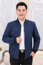2021年收口袖棒球领夹克外穿中年上班长袖四季商务绅士商务休闲，男装夹克，星座1216（原钱塘722）