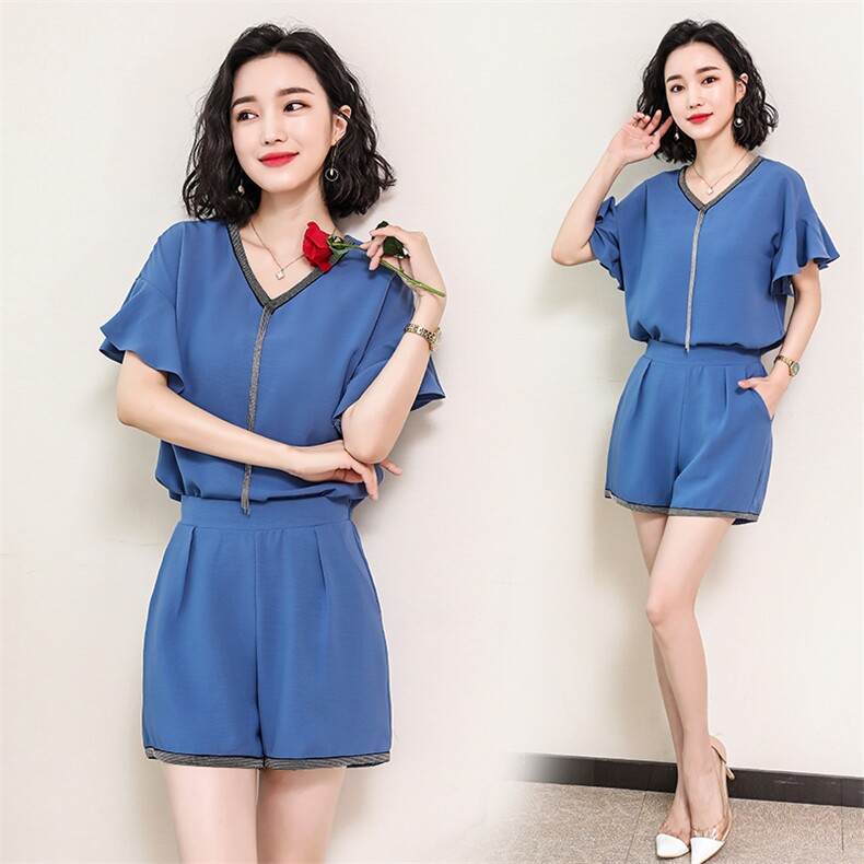 品牌折扣店正品女装剪标清仓特价洋气夏季烫钻流苏V领雪纺上衣女,女装套装/套裙,火爆靓佳人