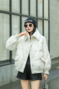 90白鸭绒面包服，三色三码图片