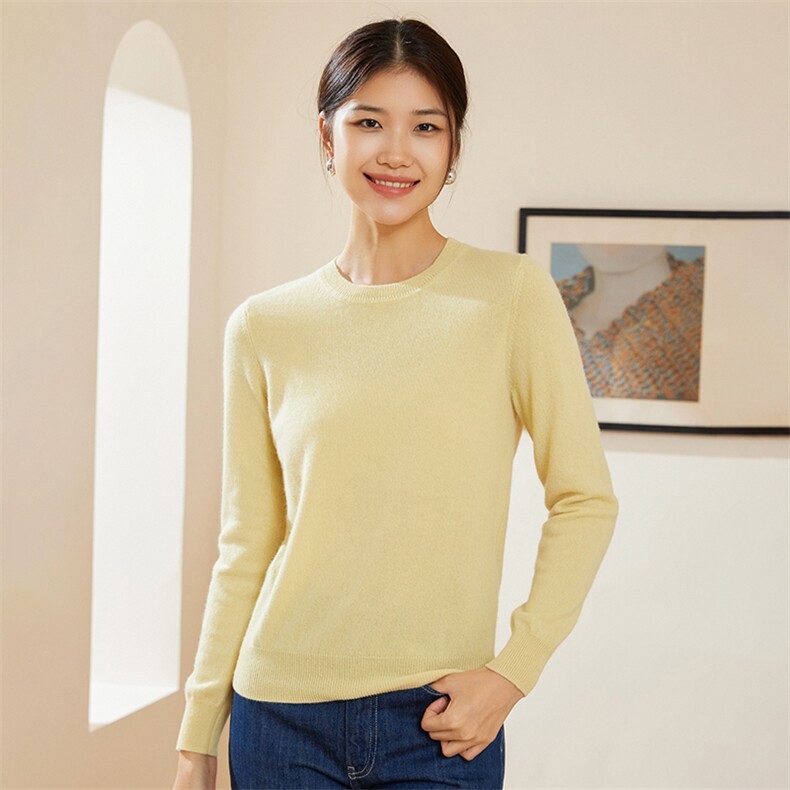 商务休闲baby小山羊绒衫男圆领针织衫宽松打底衫内搭秋冬保暖毛衣，女装羊绒衫，澳冬特羊绒