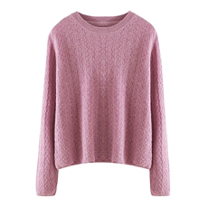 2025年秋季新款席编镂空款针织羊绒衫时尚休闲通勤百搭,女装羊绒衫,博友羊绒, 2025年秋季新款席编镂空款针织羊绒衫时尚休闲通勤百搭,女装羊绒衫,博友羊绒,