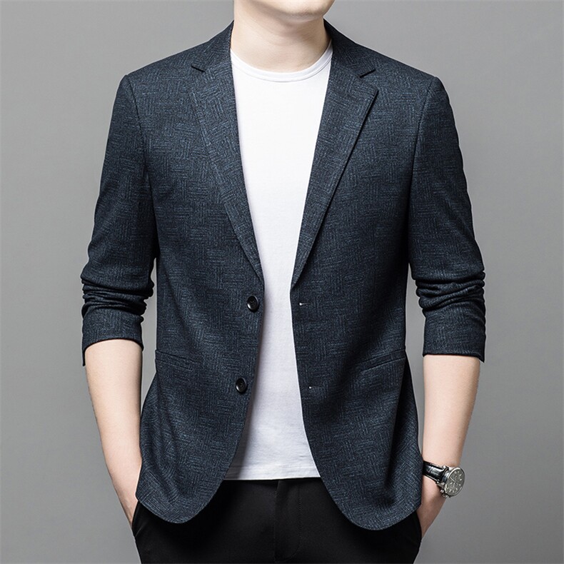 Y6618钱塘2020-2秋季薄款新款时尚休闲中青年男士西服外套P145,男装西服,钱塘207-2