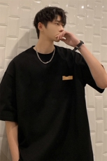 麂皮绒短袖t恤男大码半袖男JD82293-P25，男装T恤，电商A040