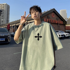 230g重磅纯棉!夏季短袖t恤男半袖男NT200-特P19控38，男装T恤，电商B367