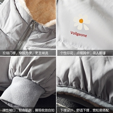 MY16059-P100加厚加绒连帽棉衣男大码棉服男面包服男，男装棉衣，电商A040A