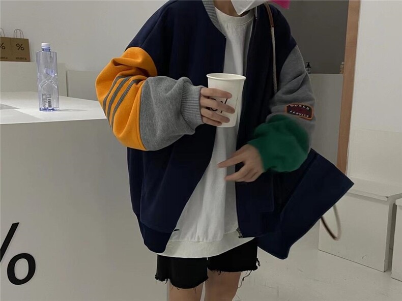 秋冬新款拼色外套，其它，Fairy mall