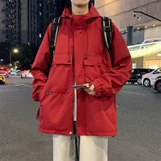冲锋衣男外套春秋款工装夹克男青少年休闲宽松上衣服JK0233-P78，男装夹克，星座308B-2