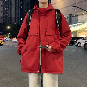 冲锋衣男外套春秋款工装夹克男青少年休闲宽松上衣服JK0233-P78图片