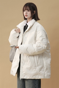 港风情侣定制面料保暖立领羽绒服外套 225-2-Y205-P255 控328图片