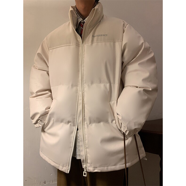 冬季皮棉衣潮流加厚立领保暖休闲棉服字母印花男A266-P01-P80,男装棉衣,电商A266