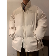 冬季皮棉衣潮流加厚立领保暖休闲棉服字母印花男A266-P01-P80，男装棉衣，电商A266