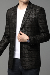 TL-XFG2007男士皮衣夹克外套翻领修身绵羊皮西服皮衣P820图片